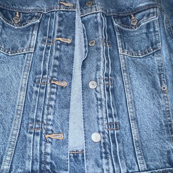 Old Navy Blue Denim Jacket, wore once - Picture 2 of 5